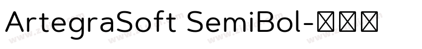 ArtegraSoft SemiBol字体转换